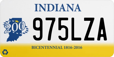 IN license plate 975LZA