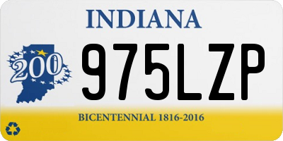 IN license plate 975LZP