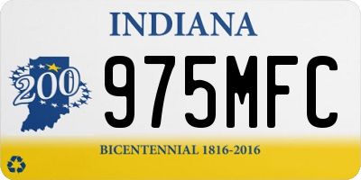 IN license plate 975MFC
