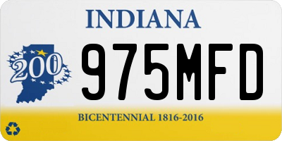 IN license plate 975MFD