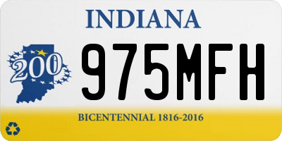 IN license plate 975MFH