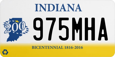 IN license plate 975MHA