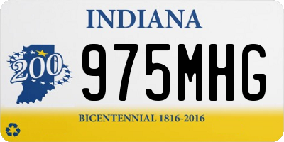 IN license plate 975MHG
