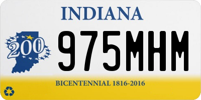 IN license plate 975MHM