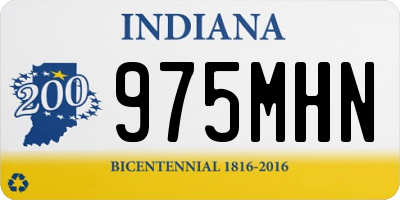 IN license plate 975MHN