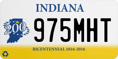 IN license plate 975MHT