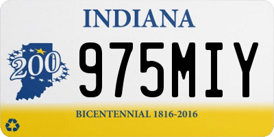 IN license plate 975MIY