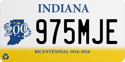 IN license plate 975MJE