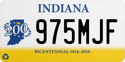 IN license plate 975MJF