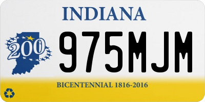 IN license plate 975MJM