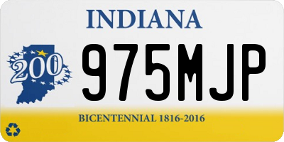 IN license plate 975MJP