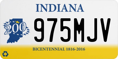 IN license plate 975MJV