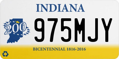 IN license plate 975MJY