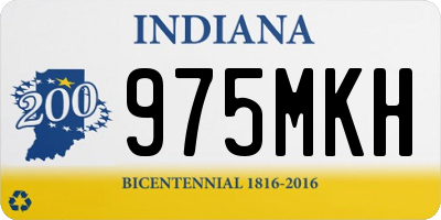 IN license plate 975MKH