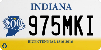 IN license plate 975MKI