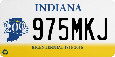 IN license plate 975MKJ