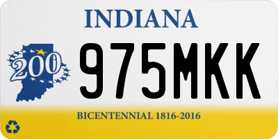 IN license plate 975MKK