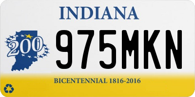 IN license plate 975MKN