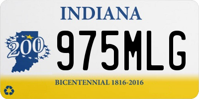 IN license plate 975MLG