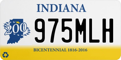 IN license plate 975MLH