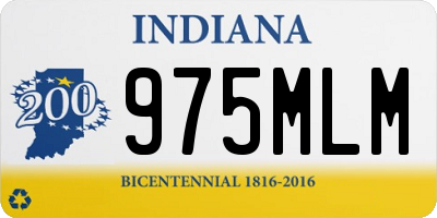 IN license plate 975MLM