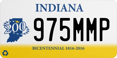 IN license plate 975MMP