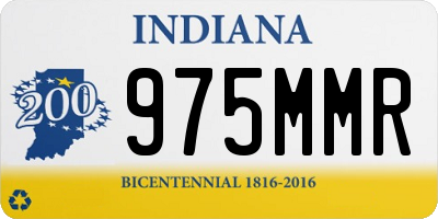 IN license plate 975MMR