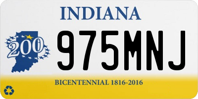 IN license plate 975MNJ