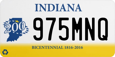 IN license plate 975MNQ