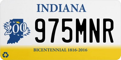 IN license plate 975MNR