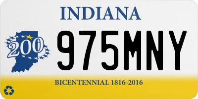 IN license plate 975MNY