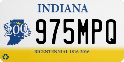 IN license plate 975MPQ
