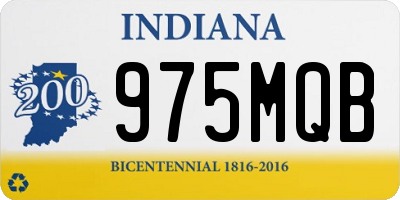 IN license plate 975MQB