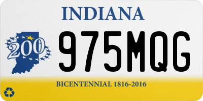 IN license plate 975MQG