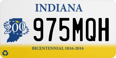 IN license plate 975MQH