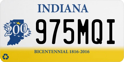 IN license plate 975MQI