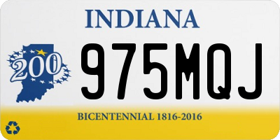 IN license plate 975MQJ