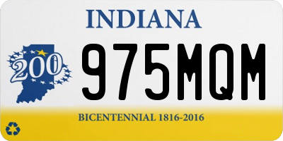 IN license plate 975MQM