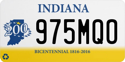 IN license plate 975MQO