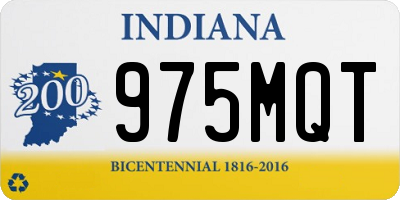 IN license plate 975MQT