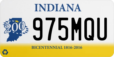 IN license plate 975MQU