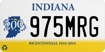 IN license plate 975MRG