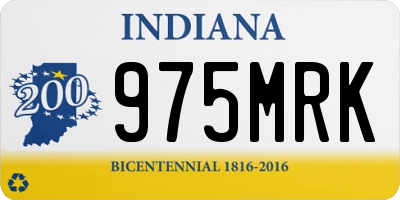 IN license plate 975MRK