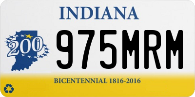 IN license plate 975MRM