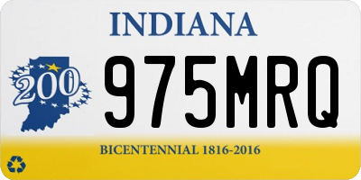 IN license plate 975MRQ