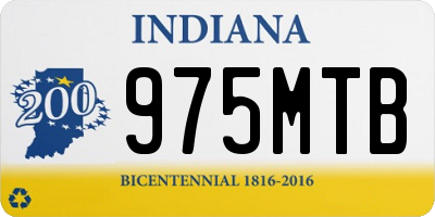 IN license plate 975MTB