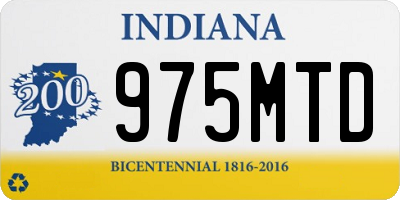IN license plate 975MTD