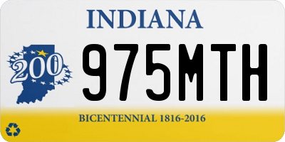 IN license plate 975MTH