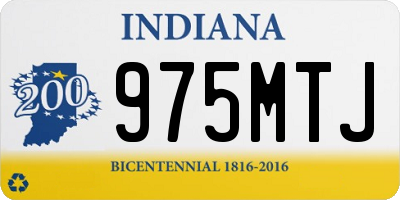 IN license plate 975MTJ