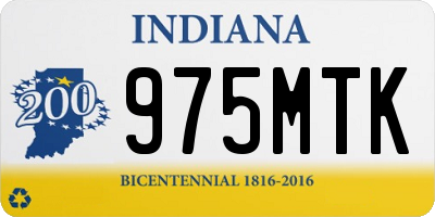 IN license plate 975MTK